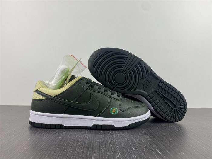 nike dunk low avocado - dm7606-300
