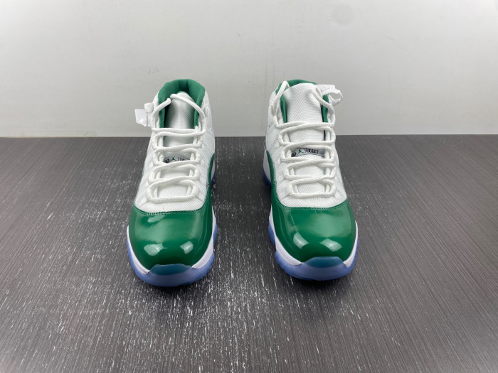 air jordan 11 retro white and green ct8012-113