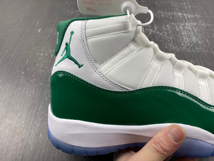 air jordan 11 retro white and green ct8012-113