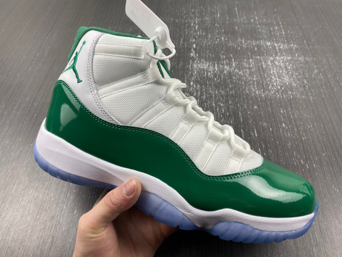 air jordan 11 retro white and green ct8012-113