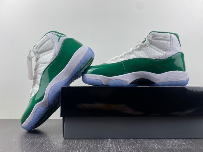 air jordan 11 retro white and green ct8012-113