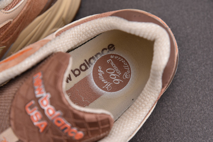 new balance 990v3 "cream/orange" m990sz3