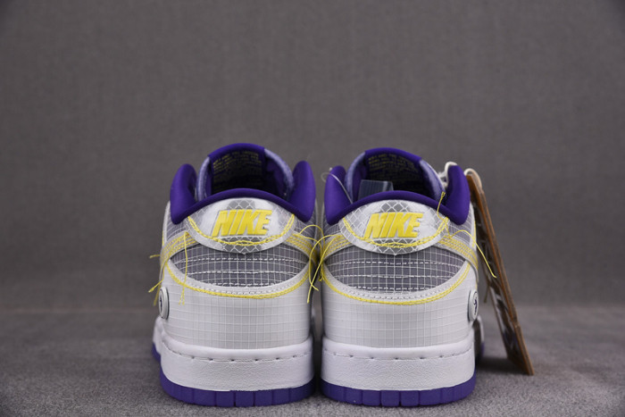 union nike dunk low purple gold dj9649-500