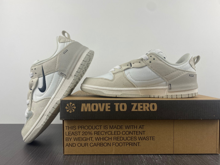 nike dunk low disrupt 2 “pale ivory”dh4402-101