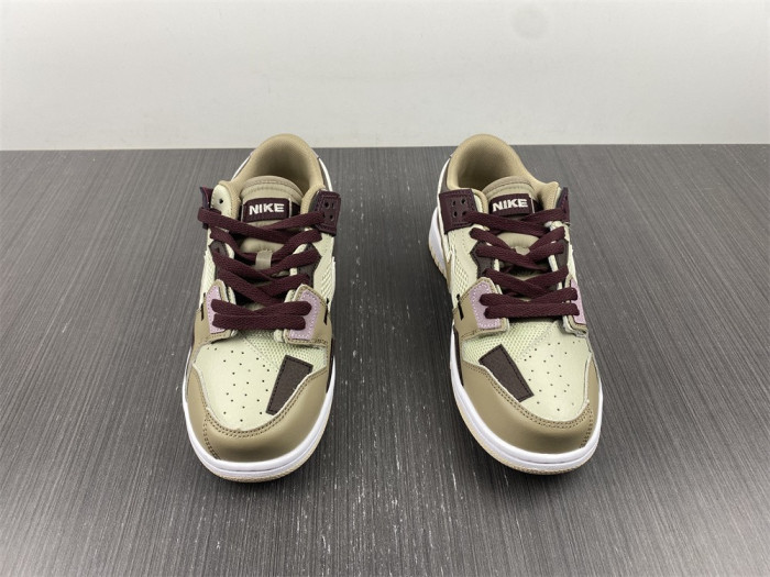 nike dunk low scrap latte - dh7450-100