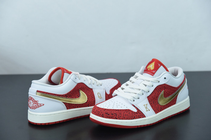jordan 1 low spades - dj5185-100