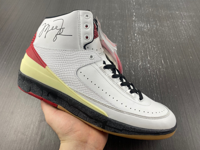off white x air jordan 2 high sp white red black shoes dj4375-101