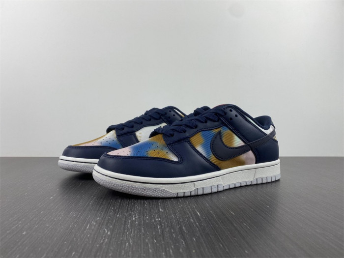 nike dunk low graffiti navy - dm0108-400