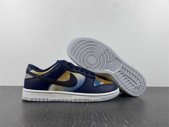 nike dunk low graffiti navy - dm0108-400