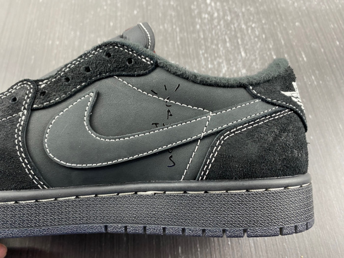 travis scott x air jordan 1 low “black phantom” dm7866-001