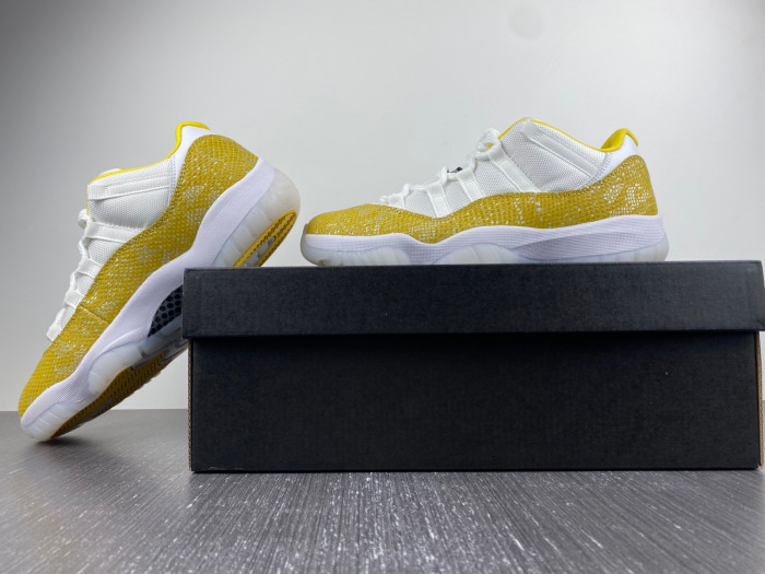 air jordan 11 low “yellow snakeskin”  ah7860-107