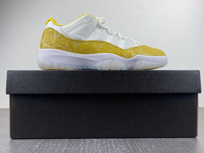 air jordan 11 low “yellow snakeskin”  ah7860-107