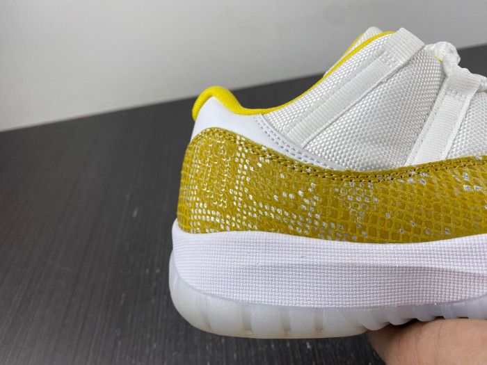 air jordan 11 low “yellow snakeskin”  ah7860-107