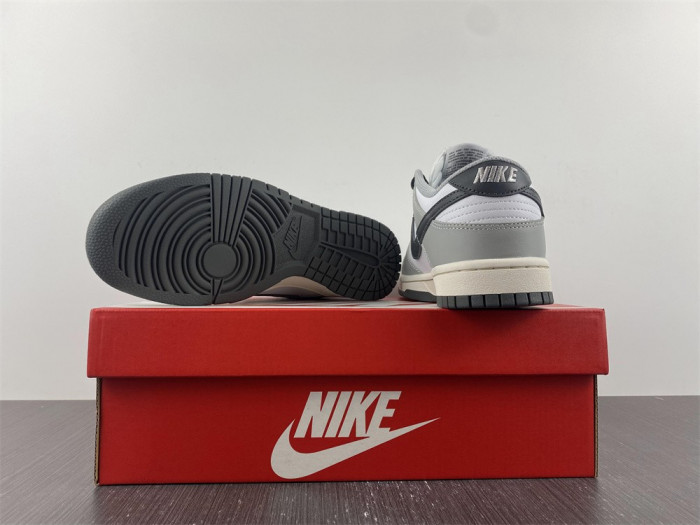 nike dunk low light smoke grey  - dd1503-117