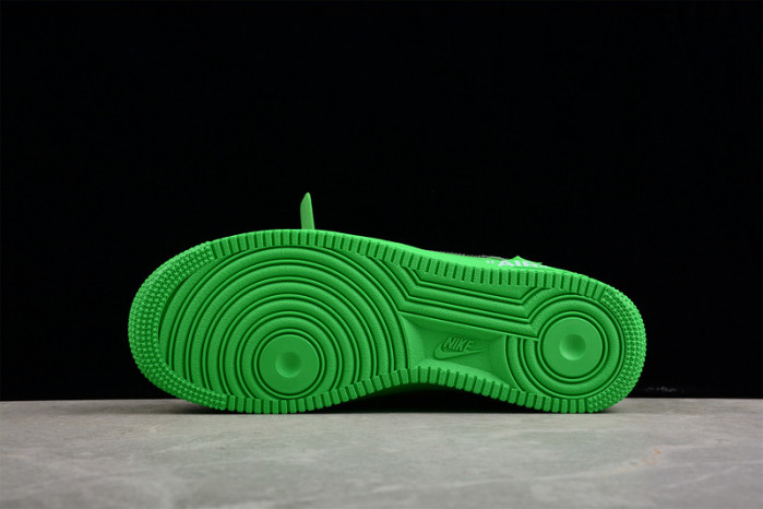 ofw x nike air force 1 low light green spark dx1419-300