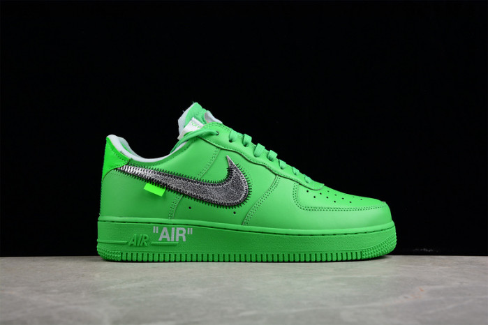 ofw x nike air force 1 low light green spark dx1419-300