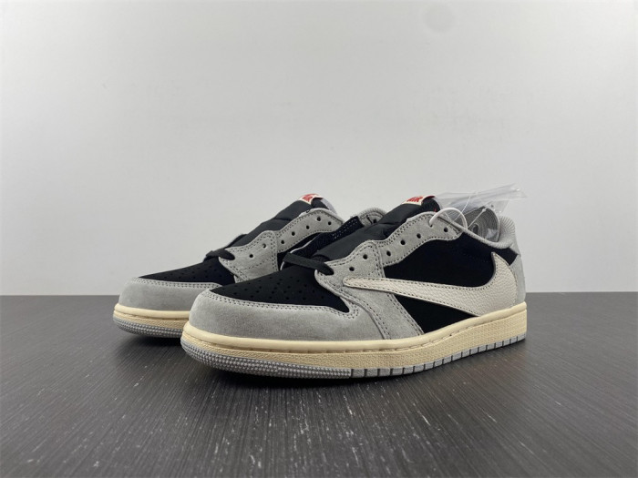 travis scott x air jordan 1 low og grey black dm7866-010