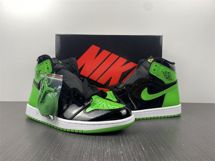 air jordan 1 high og “pine green”  patent leather555088-030