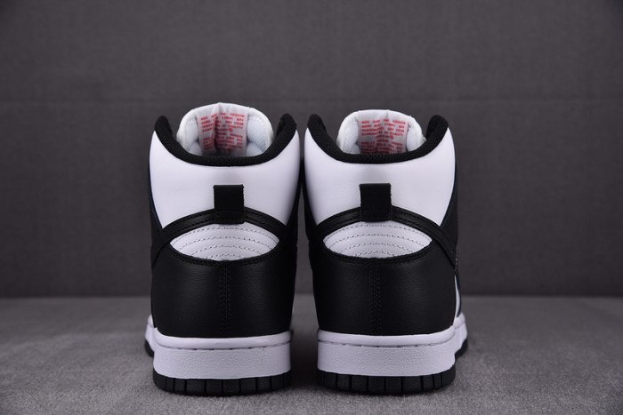 nike dunk high black white dd1399-103