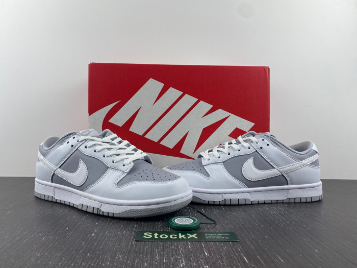 nike dunk low retro white grey - dj6188-003