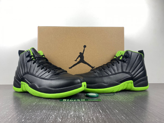 air jordan retro 12 black/green