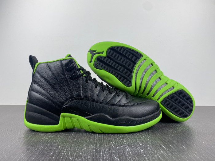 air jordan retro 12 black/green