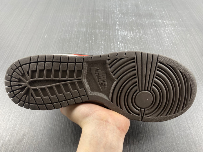 nike sb dunk low suziki brown red grey re500-666