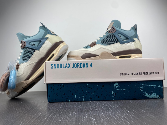 andrew chiou air jordan 4 "snorlax custom" aj4-kncw