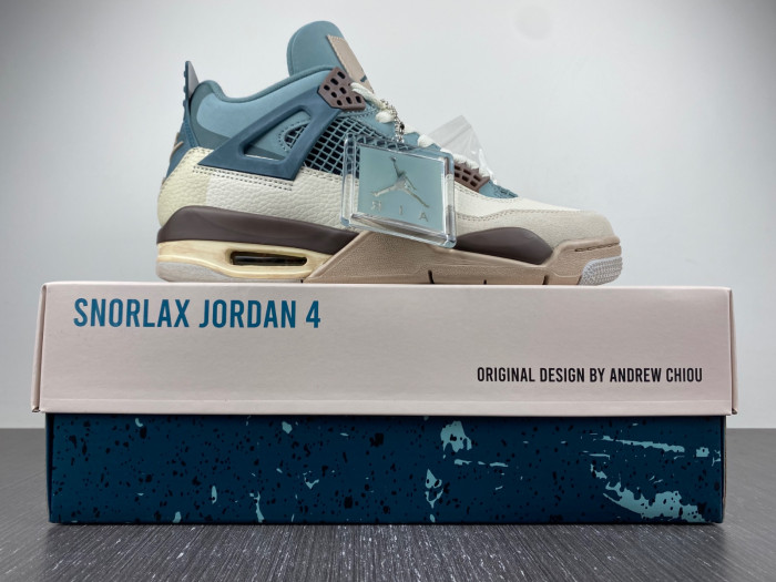 andrew chiou air jordan 4 "snorlax custom" aj4-kncw
