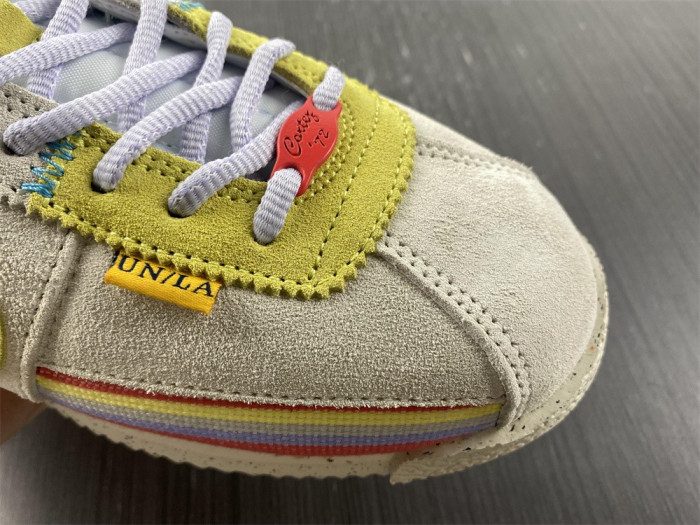 union x nike cortez yellow purple red dr1413-100