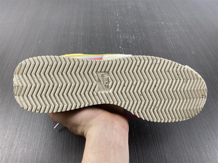 union x nike cortez yellow purple red dr1413-100