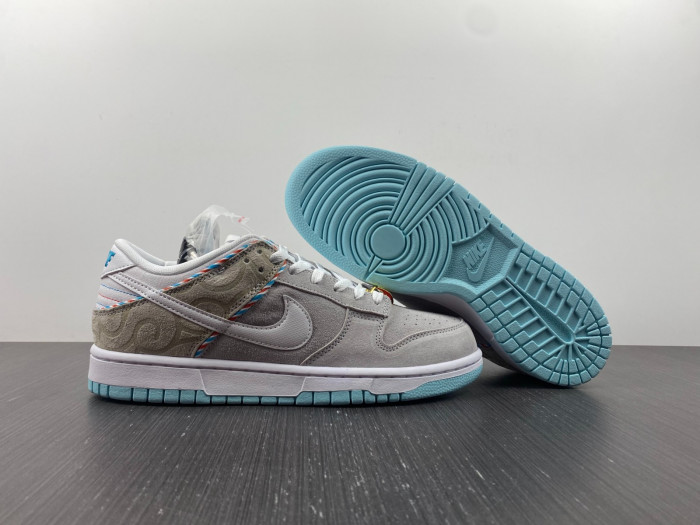 nike dunk low se barber shop grey - dh7614-500