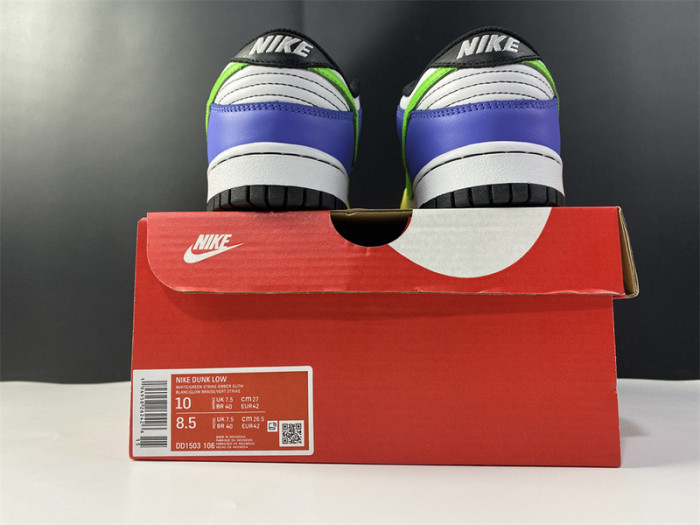 nike dunk low green strike (w) - dd1503-106