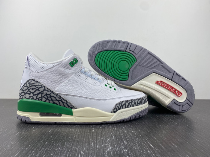 air jordan 3 lucky green wmns ck9246-136