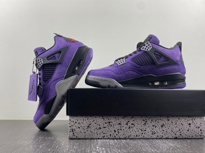 air jordan 4 retro travis scott purple aj4-766302