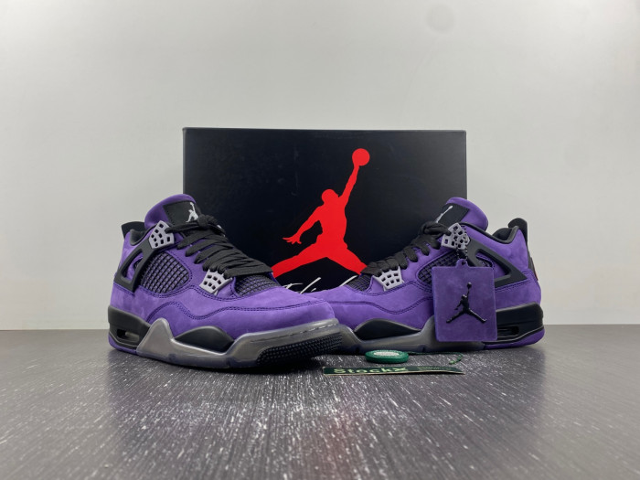 air jordan 4 retro travis scott purple aj4-766302