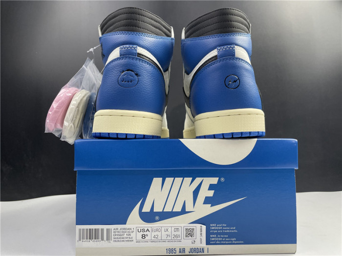 travis scott x fragment x air jordan 1 high og sp military blue dh3227-105 (with updated box)