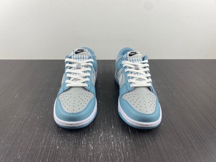 nike dunk low retro fleece  worn blue fb1871-011