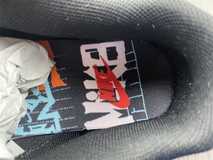 nike dunk low graffiti black red - dm0108-001