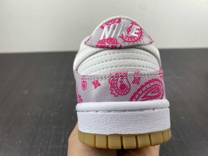nike sb dunk low white rose red gum ct5053-061