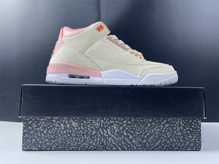 air jordan 3 retro wmns “sail/rust pink” ck9246-116