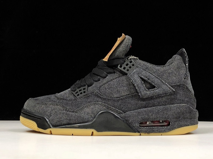 air jordan 4 retro L*v*s nrg  L*v*s - black denim ao2571-001