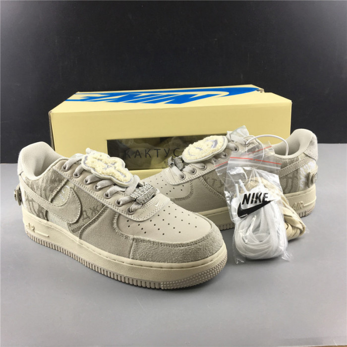 nike air force 1 x travis scott  white grey  cn2405-902