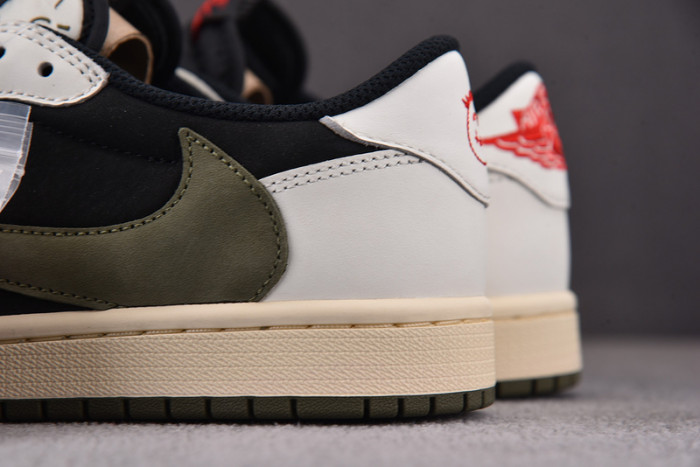 travis scott x air jordan 1 low og olive dz4137-106