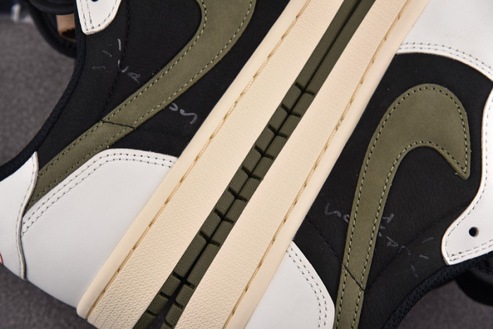 travis scott x air jordan 1 low og olive dz4137-106