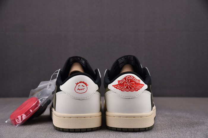 travis scott x air jordan 1 low og olive dz4137-106