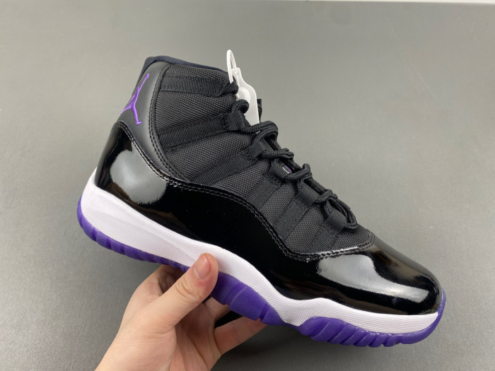 air jordan 11 retro white/black/purple ct8812-999