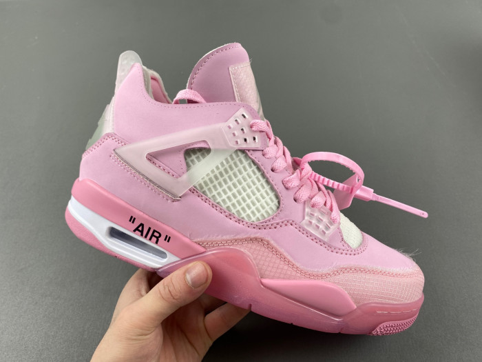 jordan 4 retro x ow pink