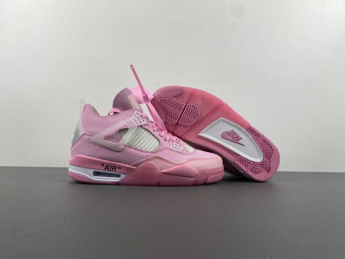 jordan 4 retro x ow pink