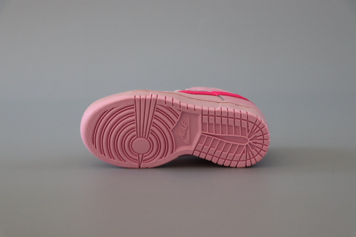 nike dunk low baby/toddler shoes - pink dh9761-600